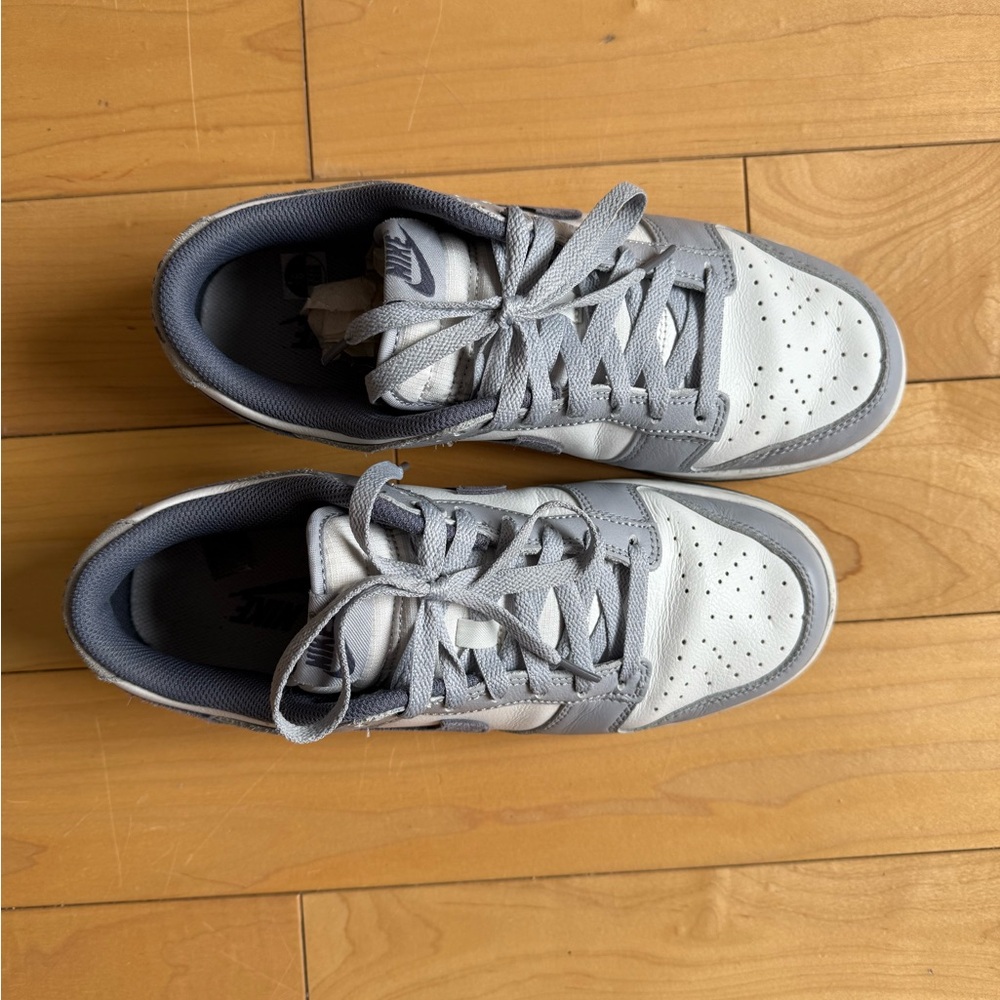 Nike Gray and White Sneakers